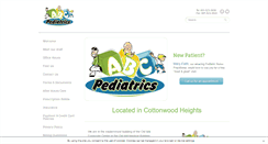 Desktop Screenshot of abcpediatricsutah.com